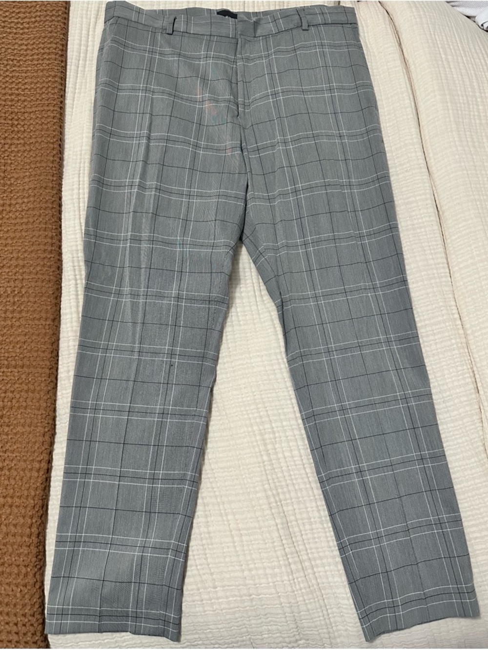 H&M Gray Plaid Men’s Dress Pants